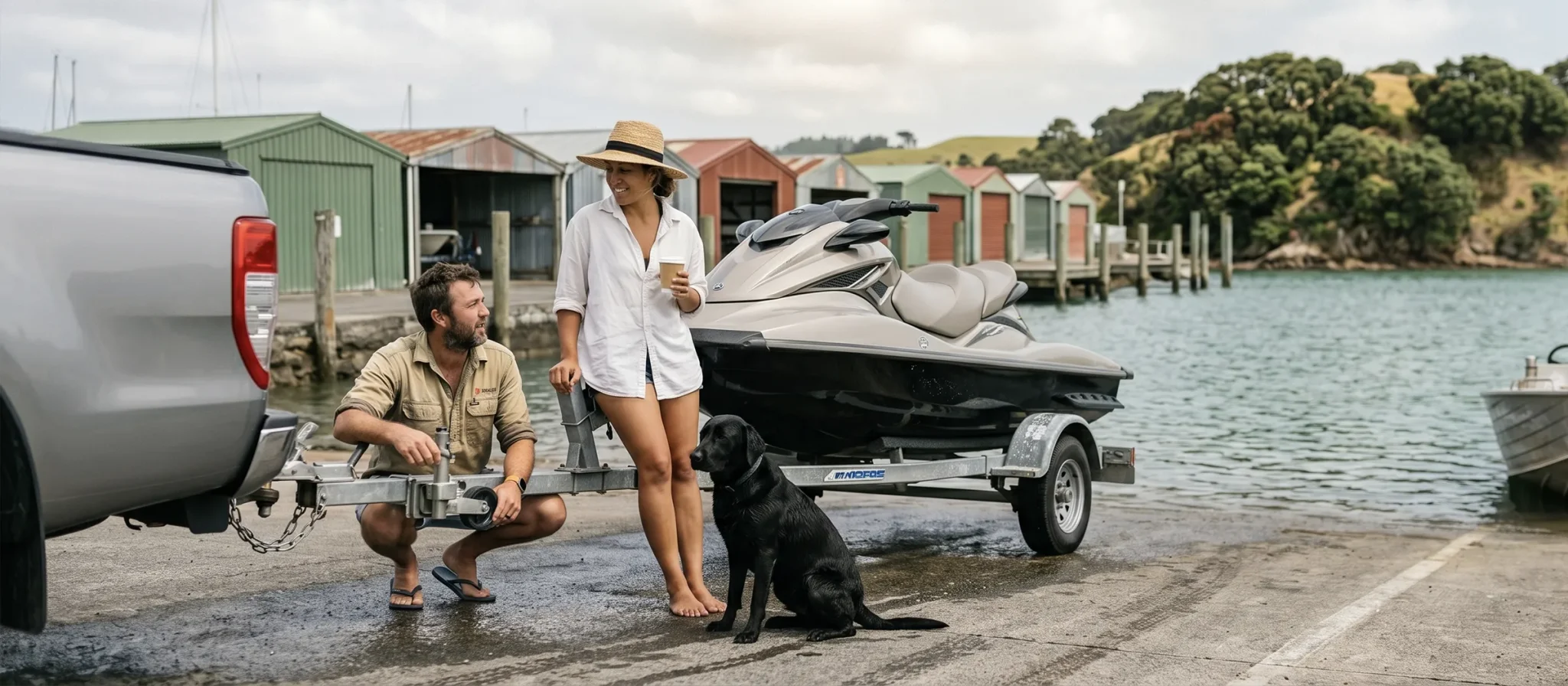 Boat and jetski finance NZ. Kiwi families enjoying the water funded through Payday Advance NZ.