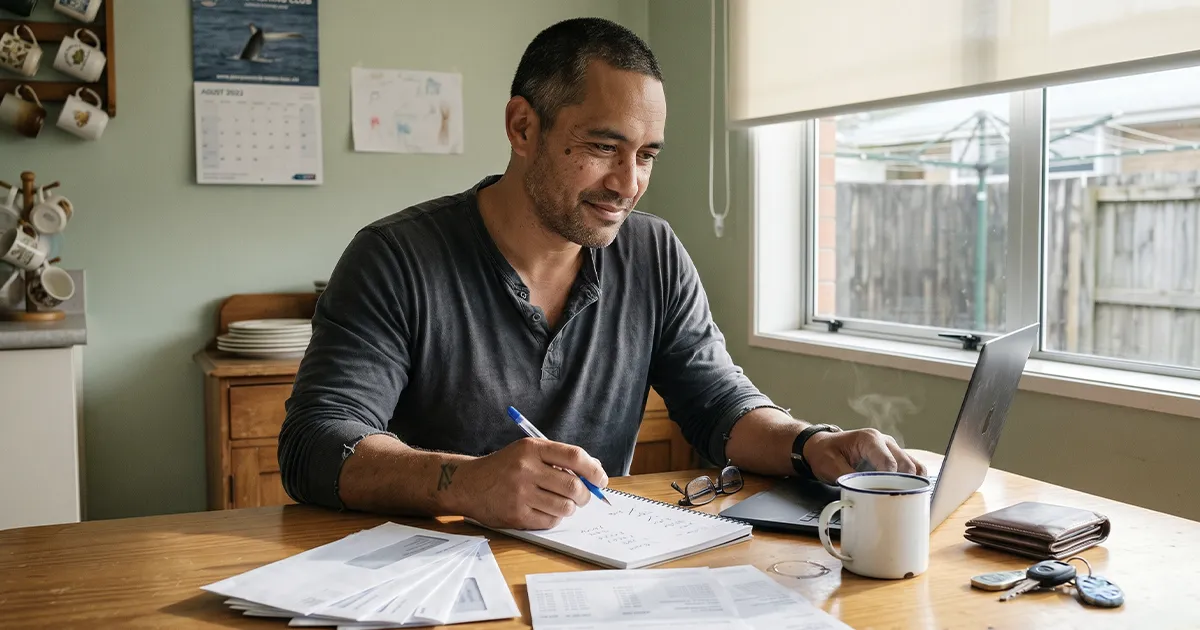 New Zealander reviewing debt consolidation options through Payday Advance NZ