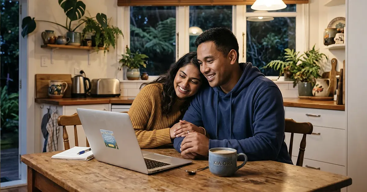 Visa holder reviewing loan options through Payday Advance NZ